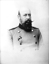 Grand Duke Paul Friedrich of Mecklenburg, Schwerin, portrait bust, in uniform