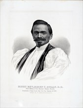 Right Rev. James T. Holly, D.D., portrait first bishop of the National Haitian Church ca. 1875