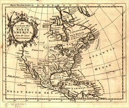 ca. 1750s - An Accurate map of North America from the latest discoveries