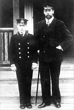 King George and Prince Edward standing together 5 18 1910