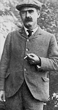 Rudyard Kipling, holding cigarette. 8 10 1909