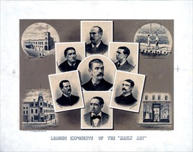 Leading exponents of the 'manly art' ca. 1883