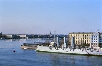 Russian ship in communist U.S.S.R. in late 1970s (possibly St. Petersburg)