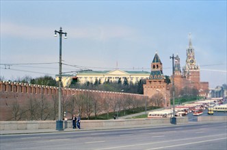 Buildings and architecture in Moscow Russia ca. 1978 - The Kremlin in late 1970s