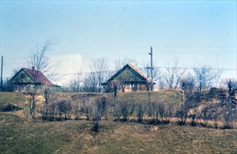 Homes in the Russian countryside in the late 1970s (1978)