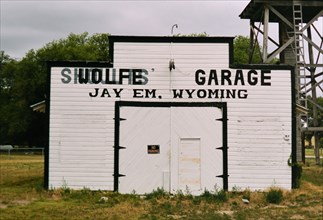 Building in the historic town of Jay Em Wyoming ca. 2001