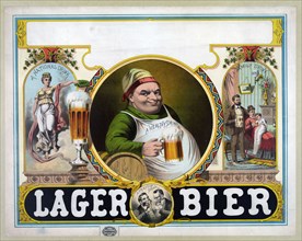 Lager bier advertisement ca. 1879