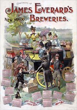 Compliments of James Everard's breweries, New York ca. 1895