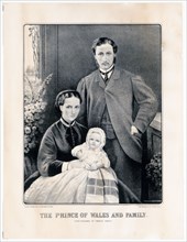 The Prince of Wales and family portrait ca. 1865