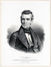 James K. Polk. Governor of the state of Tennessee ca. 1838