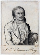 Half-length portrait of Jean Xavier Bureaux de Pusy. ca 1790-1850