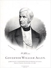 Governor William Allen, Democratic candidate for governor of Ohio ca. 1875