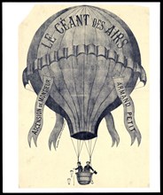 Le Géant des airs. Ascension de Monsieur Armand Petit. 1860-1880
