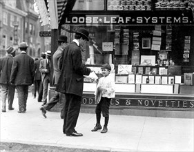 James Loqulla, a newsboy, 12 years old. Selling papers for 3 years, May 1910