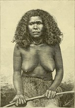 FRENCH MELANESIA - Female Native of Mare, Loyalty Isles ca. 1890