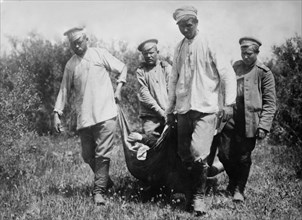 Russians collecting their dead ca. 1910-1915