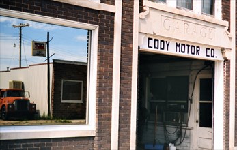 Cody Motor Company in downtown Cody Nebraska ca. 2001