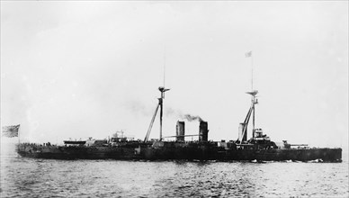 Imperial Japanese Navy battleship Kawachi ca. 1910-1915