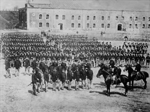 Infantry troop review -- Italy ca. 1910-1915