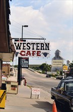 Western Cafe in downtown Lusk Wyoming in 2001 (out of business as of 2018)