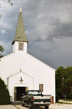 American churches - rural church in northern Nebraska - Saint Peter's Lutheran Church ca. 1999-2001