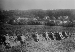 German soldiers in the Argonne Forest, France, during World War I ca. 1914-1915