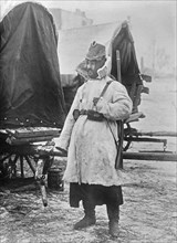 German soldier in winter uniform during World War I ca. 1914-1915