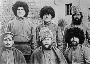 Russian prisoners of war during World War I ca. 1914-1915