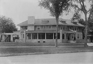 Governor's Mansion, Topeka Kansas - Governor Athur Copper's house at 1035 Topeka Boulevard, Topeka, Kansas ca. 1910-1915