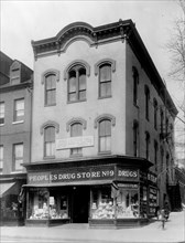 Exterior of People's Drug Store, No. 9, 31st and M Streets, Washington, D.C. ca. 1909-1932