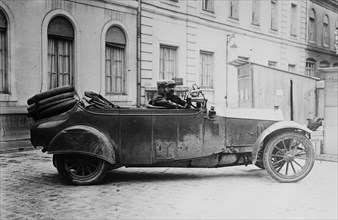 Mercedes automobile captured by French forces during World War I ca. 1914-1915