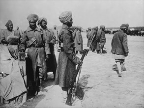 Indian soldiers who served during World War I in France ca. 1914-1915