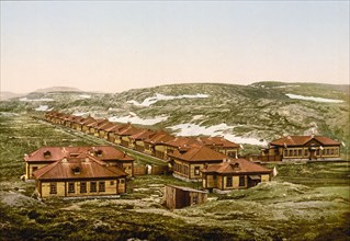 The new village Alexander III, (i.e., Aleksandrovsk), Kola Peninsula, Russia ca. 1890-1900