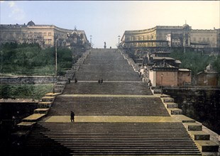 Richelieu Stair, Odessa, Russia, (i.e., Ukraine) ca. 1890-1900