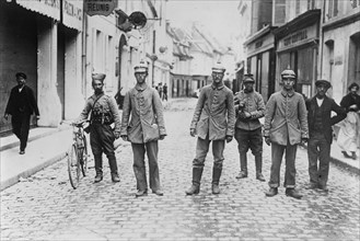 German prisoners at Soissons, France during World War I ca. 1914