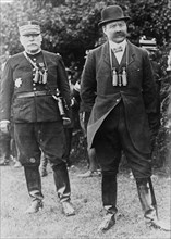 Adolphe Messimy, a French politician and Minister of War at the beginning of World War I with General Joseph Jacques Césaire Joffre ca. 1914-1917
