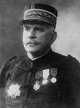 General Joseph Jacques Césaire Joffre (1852-1931) who was the Commander of the French Army from 1911 to 1916, during World War I ca. 1914-1918