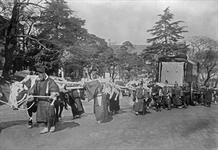 Funeral of Emperor Taisho, who died in Dec. 1926