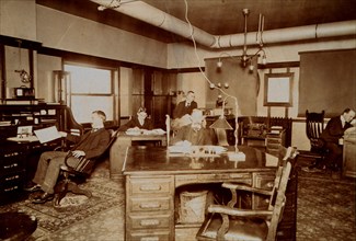 The local weather forecast office at Buffalo, New York ca. 1899