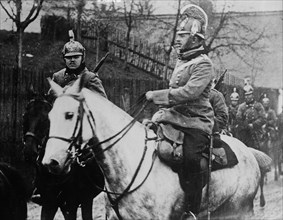Archduke Carl Franz on horseback ca. 1910-1915