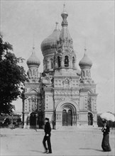 Russian Orthodox Church of St. Michael the Archangel on 12 Ujazdowskie Ave., Warsaw, Poland ca. 1910-1915