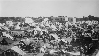 Armenian Refugees in Relief Committee Tents - Aintab ca. 1909