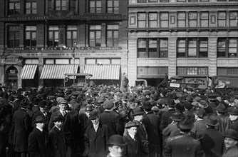 Anarchists gathered in Union Square, New York City March 21, 1914