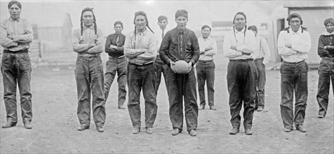 Sioux football team ca. 1910-1915