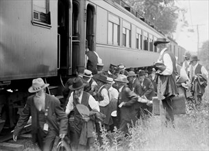 Civil War Veterans at the Gettysburg Reunion (the Great Reunion) of July 1913, which commemorated the 50th anniversary of the Battle of Gettysburg