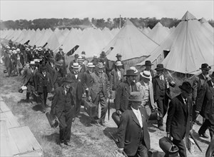 Gettysburg Reunion (the Great Reunion) of July 1913, which commemorated the 50th anniversary of the Battle of Gettysburg - Civil War Veterans return to Gettysburg