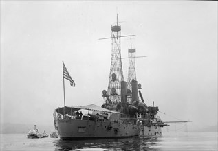 USS Alabama Battleship (BB-8) ca. 1910-1915