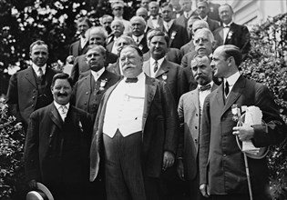 William Howard Taft and Notification Commission at the White House ca. 1910-1915