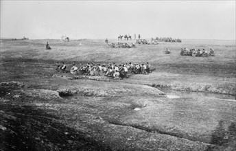 Deploying troops at Kartal Teji against Adrianople ca. 1912-1913