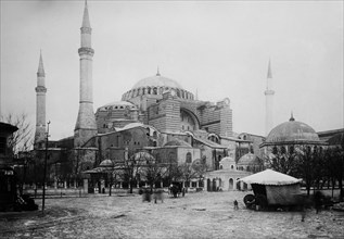 Hagia Sophia or Ayasofya in Istanbul, Turkey, originally built as a church ca. 1910-1915